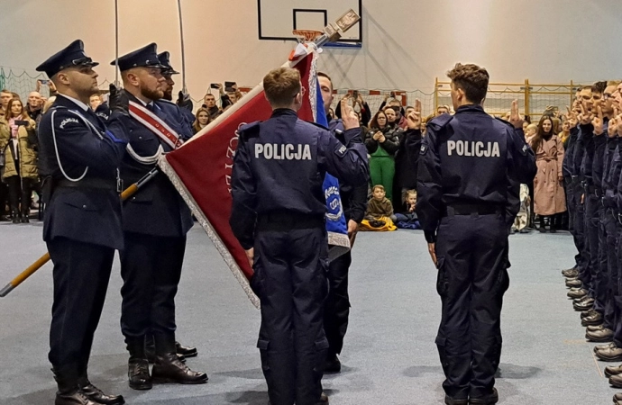 W Olsztynie odbyło się pierwsze w tym roku policyjne ślubowanie.